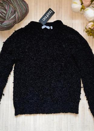 Джемпер свитер велюровый с петлями boohoo2 фото