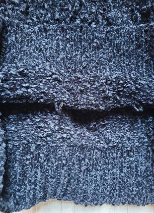 Джемпер свитер велюровый с петлями boohoo3 фото