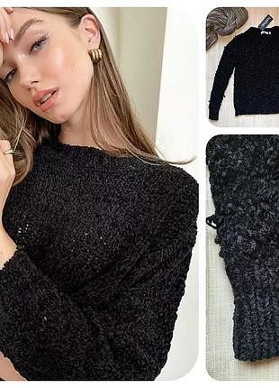 Джемпер светр велюровий з петлями boohoo