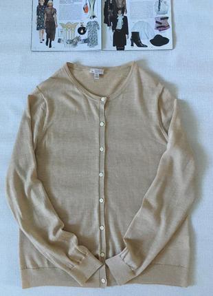 Кофточка на ґудзиках з тонкої вовни l-xl