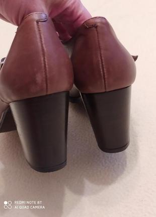 Шкіряні туфлі/ботильйони від max5 фото