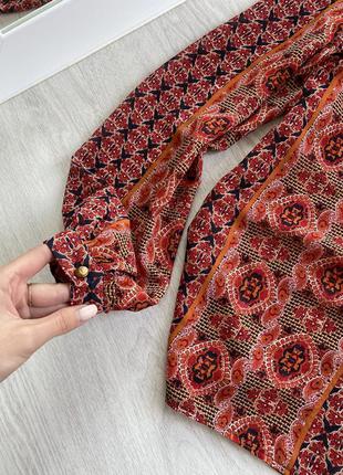 Шифонова блузка в орнамент3 фото