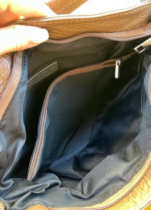 Сумка шопер натуральная мягкая кожа италия