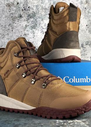 Мужские высокие ботинки columbia fairbanks omni-heat graphite elk deep rust (оригинал)