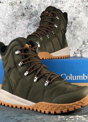 Мужские высокие ботинки columbia fairbanks omni-heat nori canyon gold (оригинал)