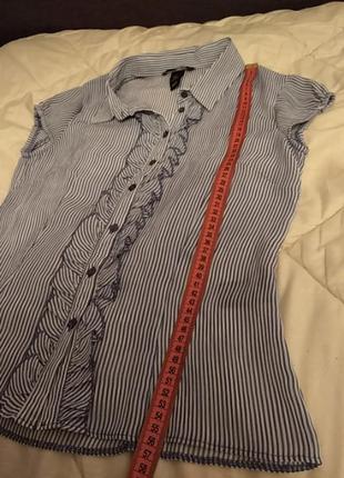 Легкая летняя прозрачная блуза рубашка футболка майка топ4 фото