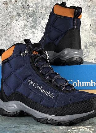 Мужские высокие ботинки columbia firecamp boot collegiate navy bright