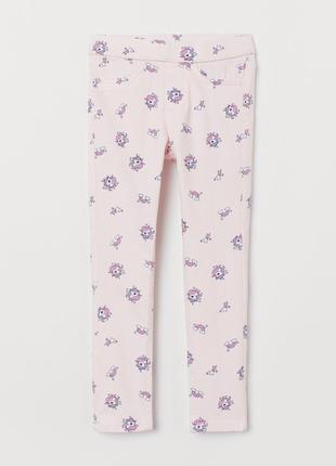 Треггінси з текстурою для дівчат 2-3 роки h&m (швеція