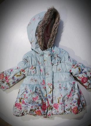 / деми куртка мятного цвета