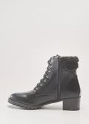 38 размер новые фирменные демисезонные сапоги ботинки на шнурках стильной девушке house3 фото