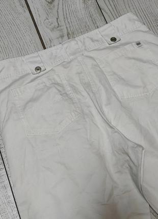Штаны, капри, бриджы, шорты белые, летние 31р4 фото