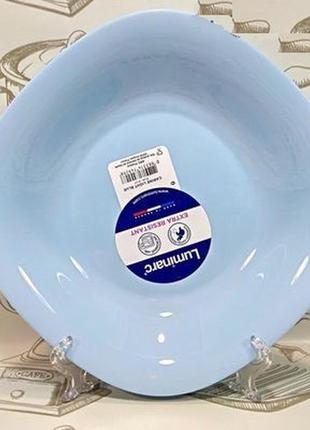 Тарілка супова luminarc carine light blue 4250p (21 см)2 фото