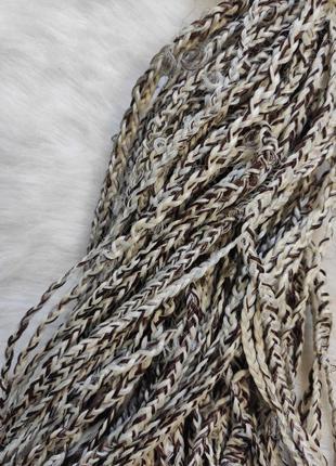 Комплект набор искусственных волос для косичек плетения заплетания блонд шатен белые коричневые