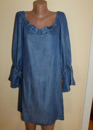 2x bobeau curvy джинсове сукню довжина по спинці - 86 див., ширина плечей - 60 см, пог - 73 див., пот -