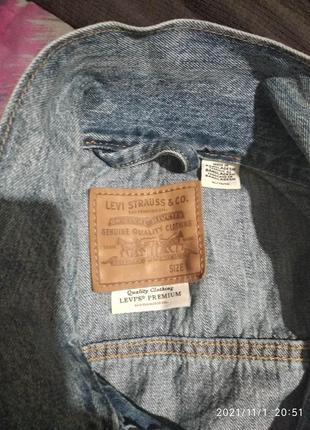 Джинсова куртка levis xl 5