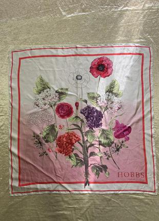 Яскравий шовковий хустку hobbs шов роуль 78*78