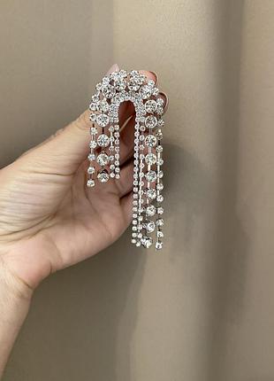 Серьги вечерние, удлиненные