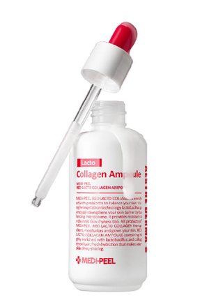Коллагеновая сыворотка с лактобактериями и аминокислотами medi-peel red lacto collagen ampoule4 фото
