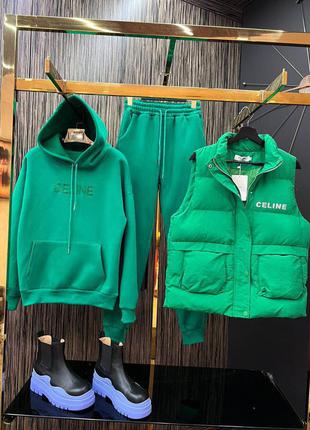 Костюм зеленый тройка премиум класса 🍀🍀🍀