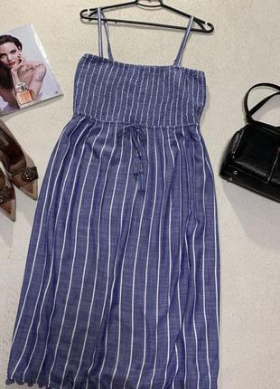 Повітряна легка міді сукня/ сарафан