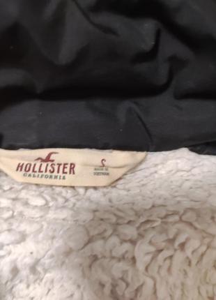 Тепла курточка hollister4 фото