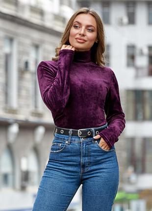 Гольф велюровий