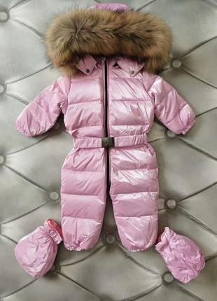 Зимний слитный комбинезон moncler3 фото