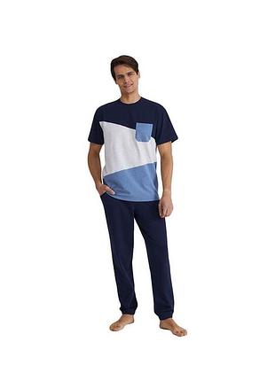 Комплект домашній чоловічий ellen m синій