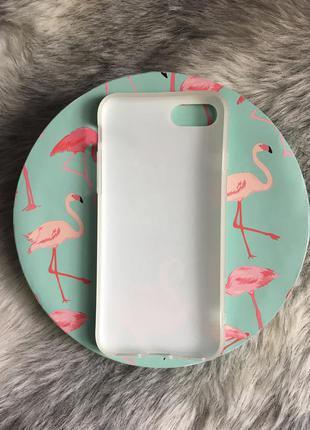 Силіконовій чохол з фламінго на iphone 73 фото