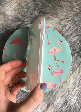 Силіконовій чохол з фламінго на iphone 72 фото