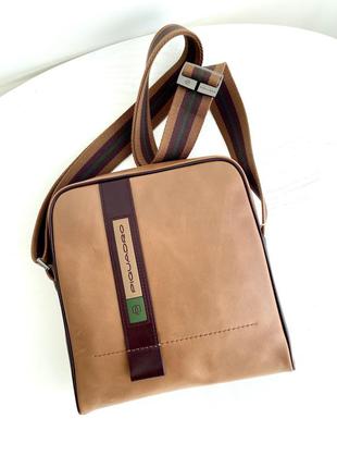 Мужская брендовая сумка кожаная италия piquadro оригинал сумочка кожа на подарок мужу подарок парню3 фото