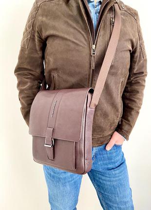 Мужская сумка итальянская piquadro оригинал кожаная мужская сумка борсетка1 фото