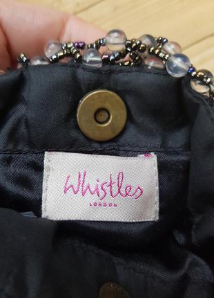 Винтажная шелковая сумочка британского бренда whistles5 фото