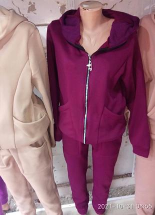 Костюм тёплый флис на молнии