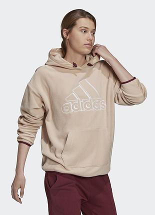 Флісова кофта худі adidas