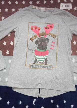 Новогодняя кофта реглан лонг слив 2