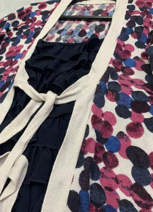 Кофта с шифоновой вставкой 3