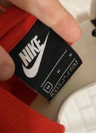 Толстовка свитер nike swoosh sweat rouge3 фото