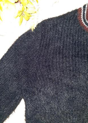 Джемпер свитер пушистый с люрексом от jennyfer6 фото