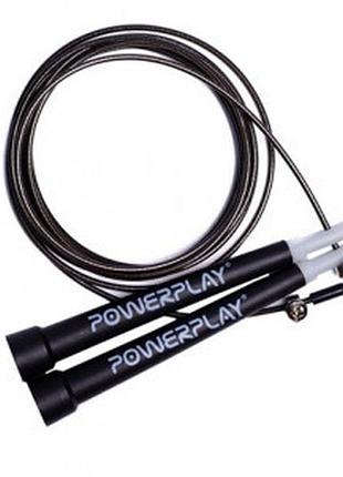 Скакалка швидкісна powerplay 4202 чорна