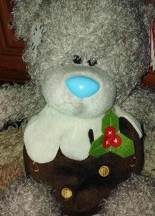 Фірмовий колекційний новий великий різдвяний ведмедик тедді me to you, лімітована серія, різдвяний