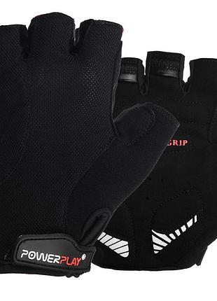 Велоперчатки powerplay 5028 чорні xs