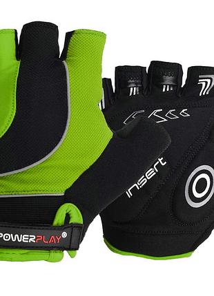 Велоперчатки powerplay 5015 b зелені s