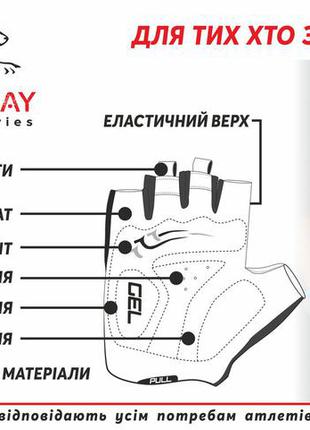 Велоперчатки powerplay 5010 b бело-голубые m5 фото