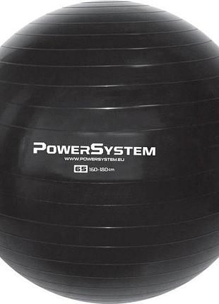 М'яч для фітнесу і гімнастики power system ps-4012 pro gymball 65 cm black