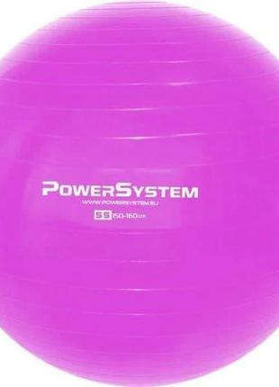 М'яч для фітнесу і гімнастики power system ps-4011 55cm pink