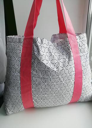 Красива фірмова текстильна сумка шоппер!!!3 фото