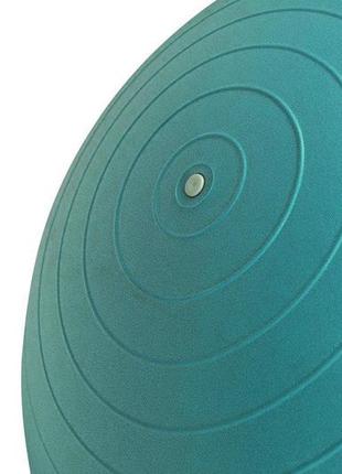 Мяч для фитнеса powerplay 4003 65см зелений + насос4 фото