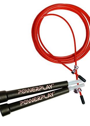 Скакалка швидкісна powerplay 4202 червона