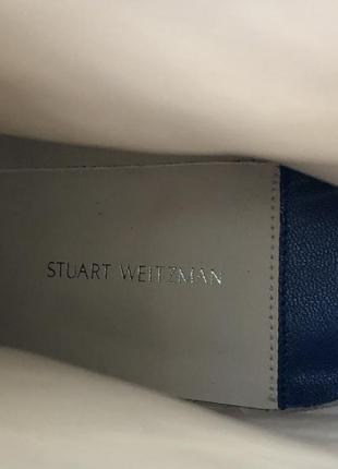 Замшевые ботильоны stuart weitzman 8